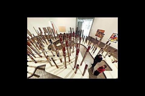 The National Gallery of Australia has about 7000 m2 of exhibition space requiring close control of environmental conditions.